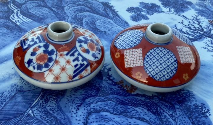 赤絵　油壷　5点セットになります