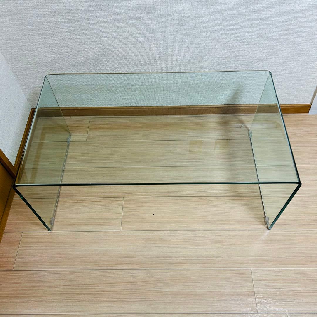 フランフラン　ガラステーブル　クリアテーブル　ローテーブル　Francfranc