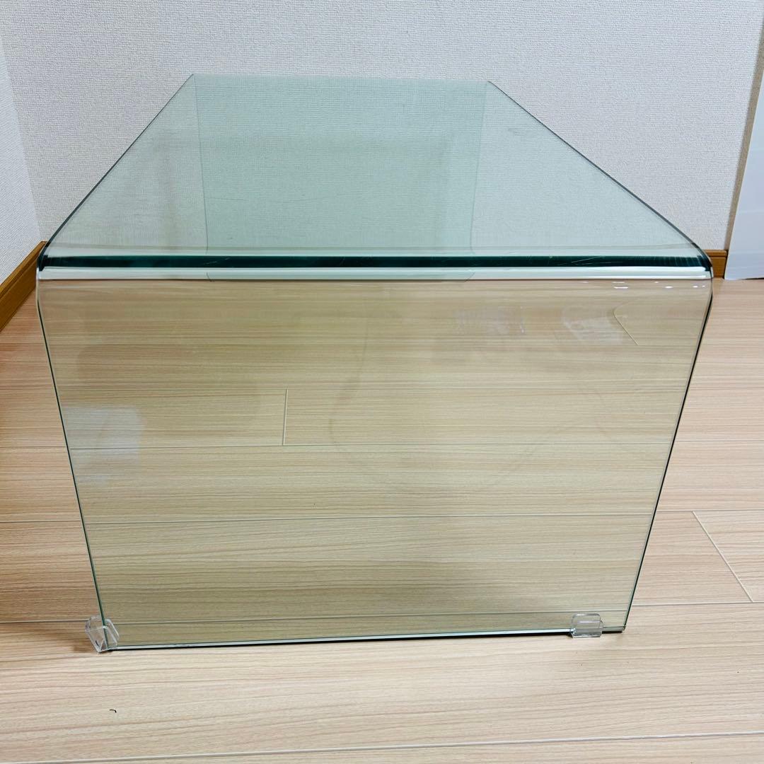 フランフラン　ガラステーブル　クリアテーブル　ローテーブル　Francfranc