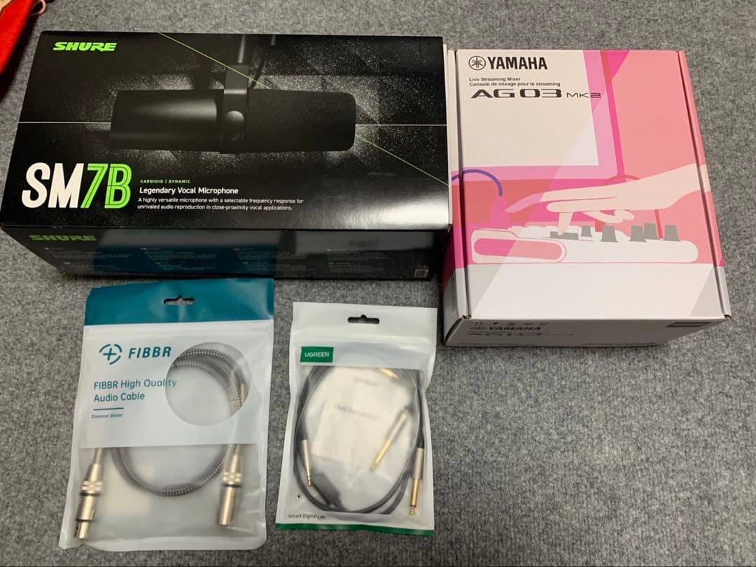 SHURE スタンドマイク+YAMAHAオーディオインターフェイス セット販売