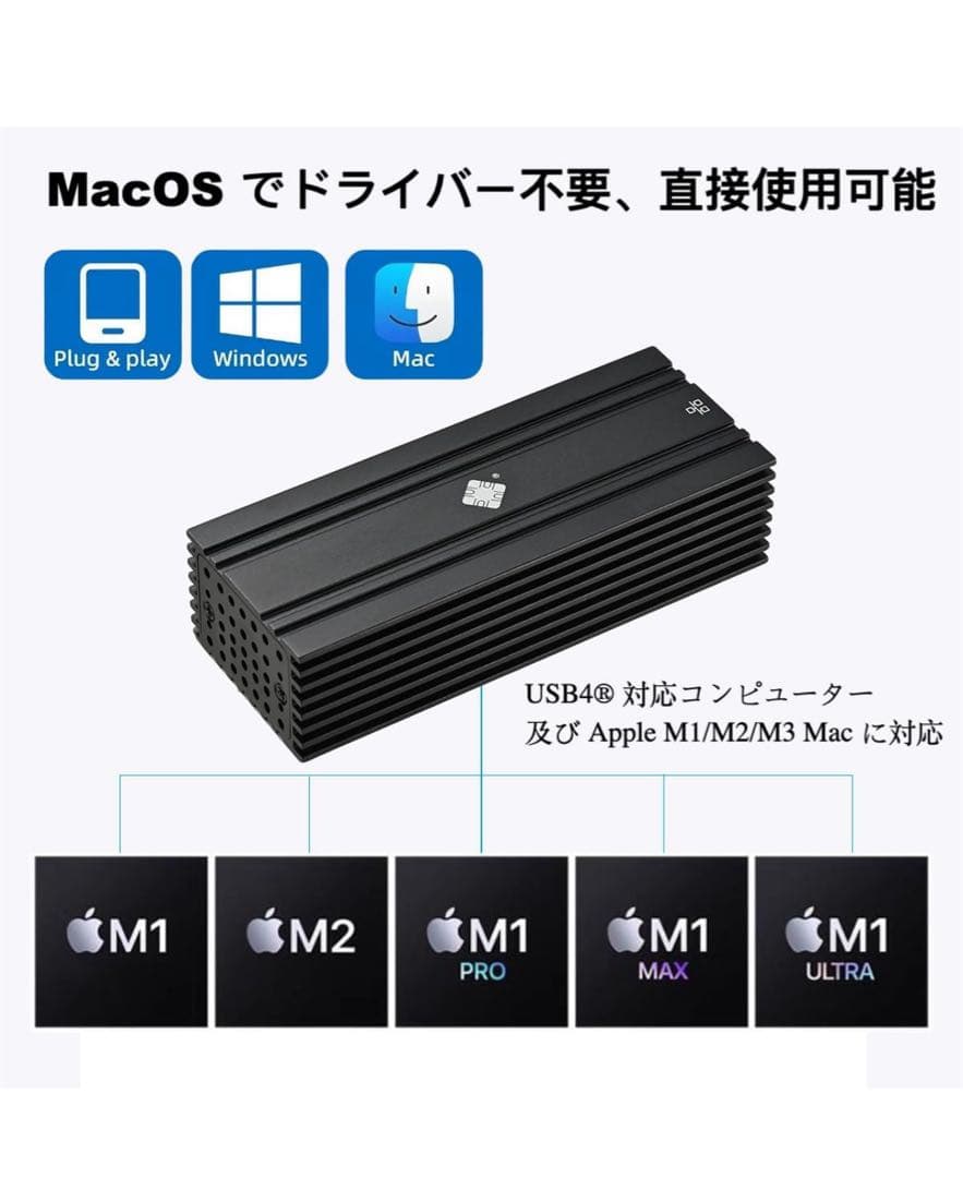 IOCREST 10GbE 10Gbps USB 有線LANアダプター