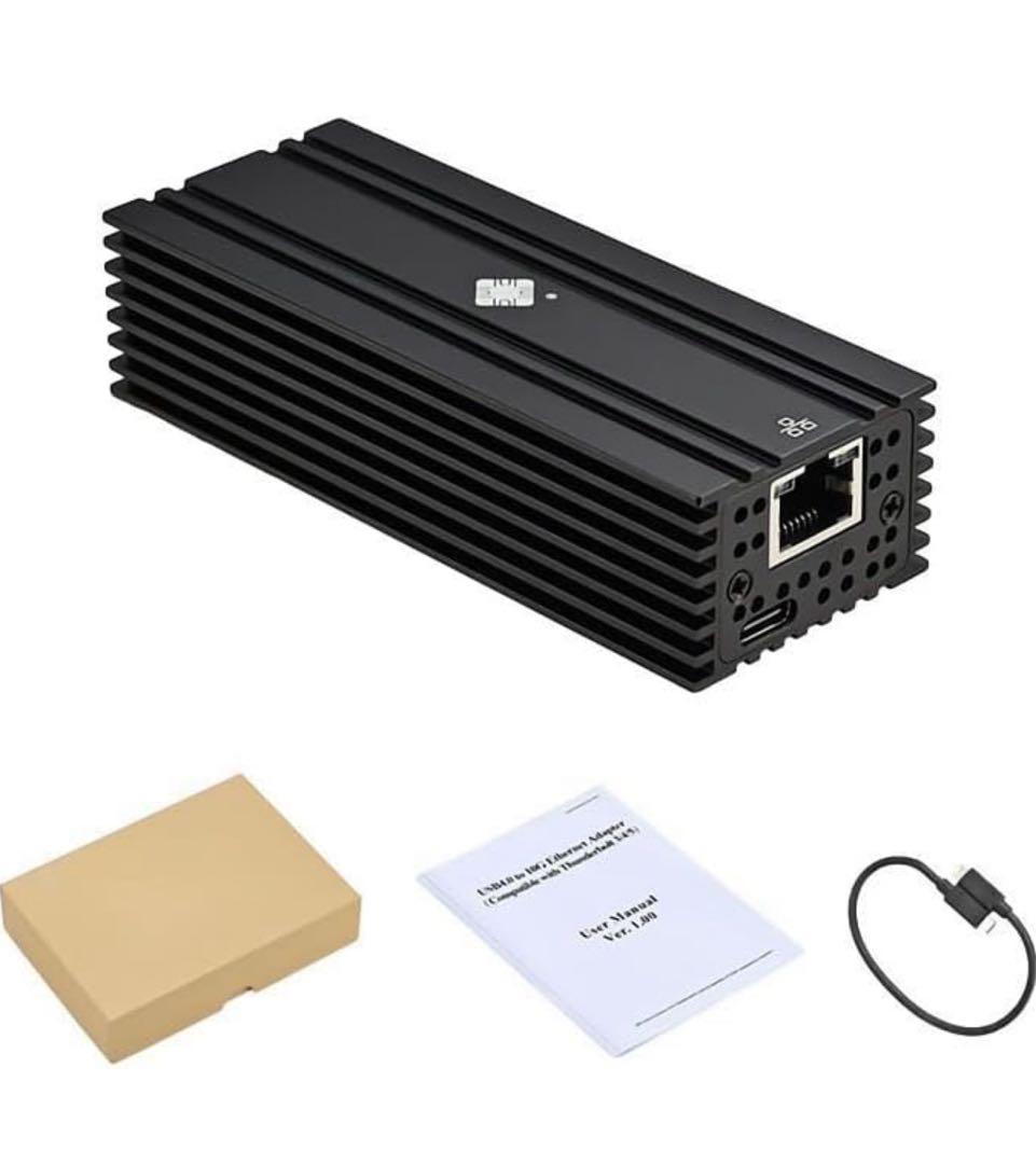 IOCREST 10GbE 10Gbps USB 有線LANアダプター