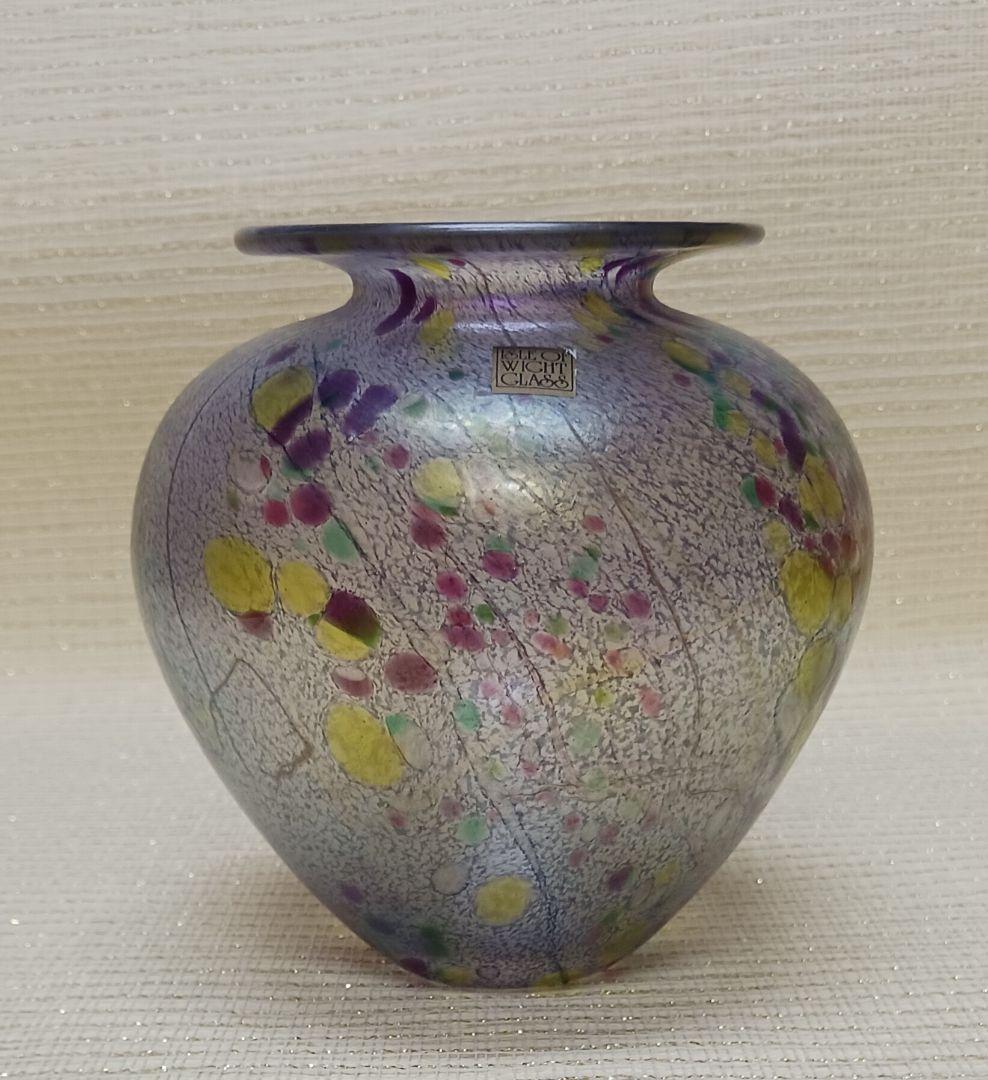 ファンシーな花瓶.ISLEOFWIGHTGLASS