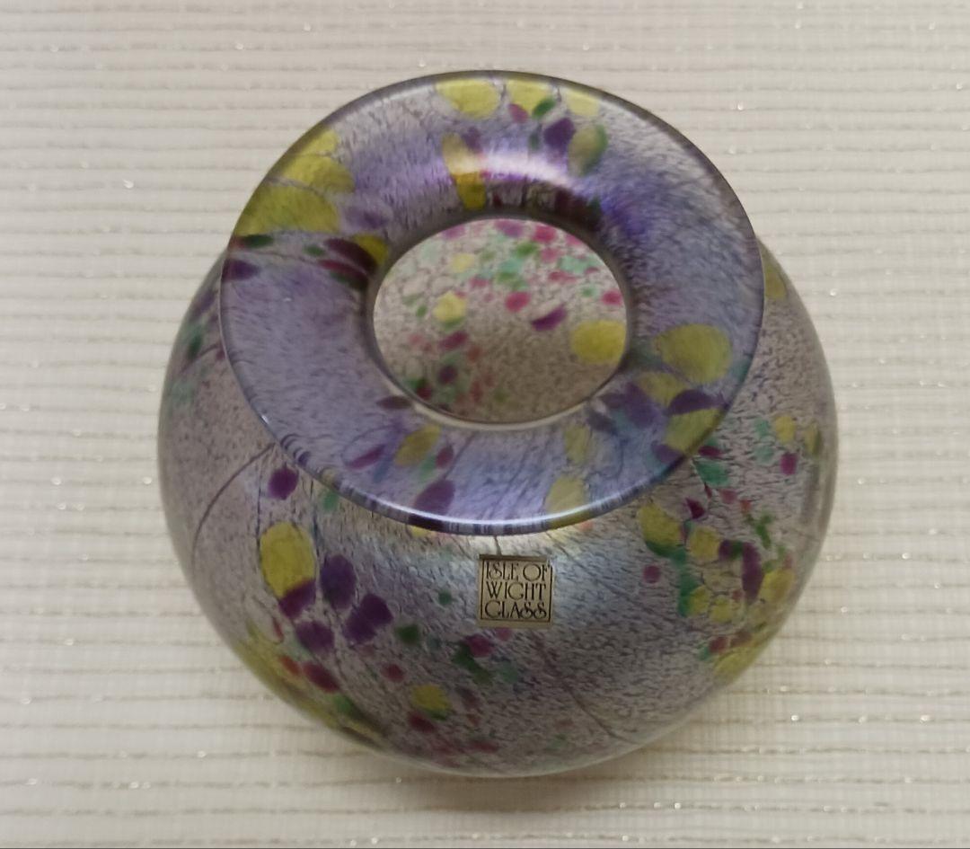 ファンシーな花瓶.ISLEOFWIGHTGLASS