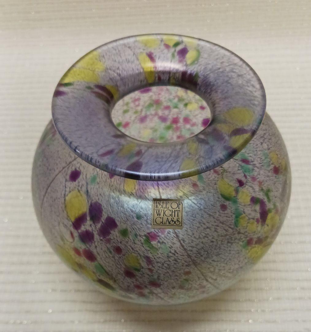 ファンシーな花瓶.ISLEOFWIGHTGLASS