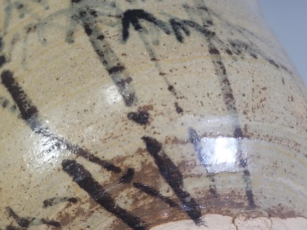 DT181 茶道具 虫明 むしあけ 竹絵 茶碗 宗完 書付 古美術