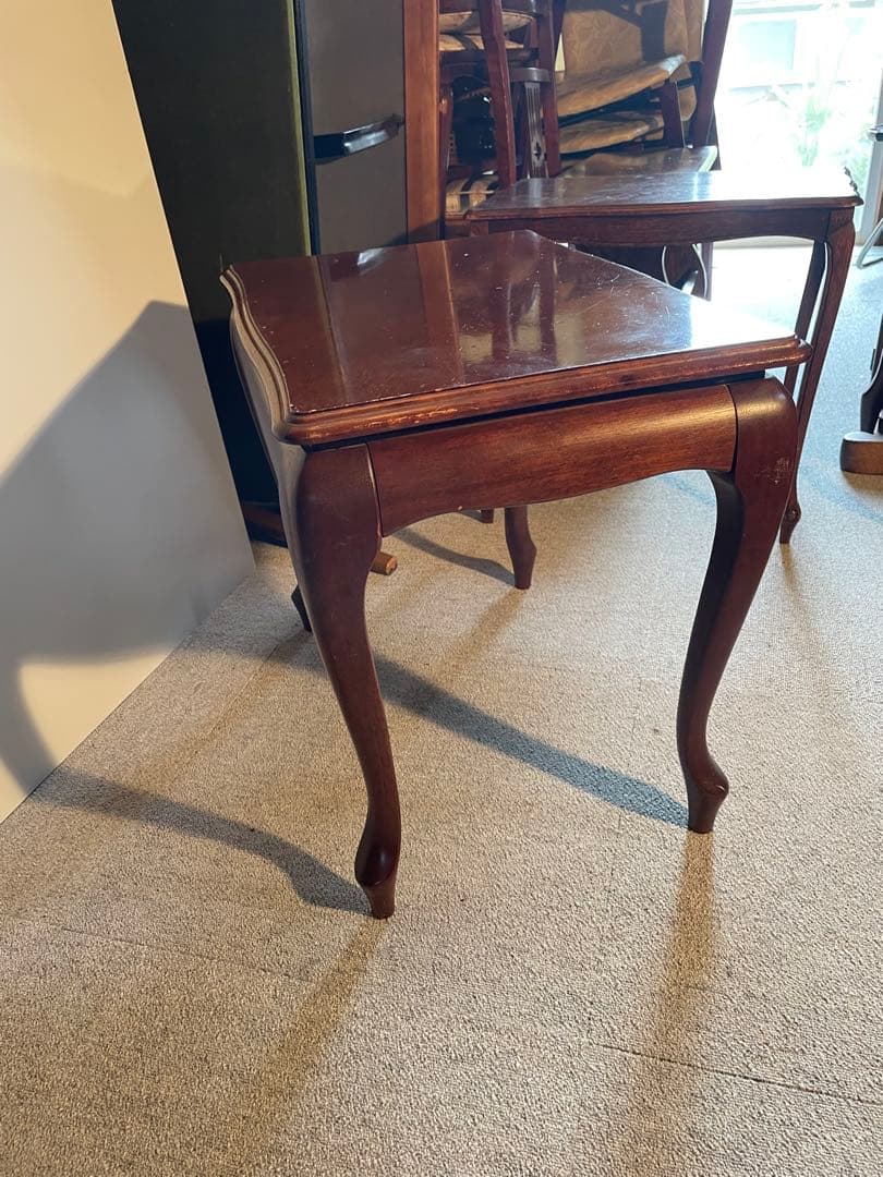 MARUNI マルニ木工 マキシマム サイドテーブル ロココ調 高級家具　猫脚