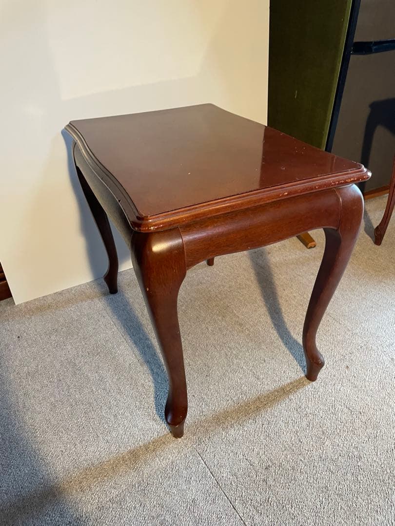 MARUNI マルニ木工 マキシマム サイドテーブル ロココ調 高級家具　猫脚