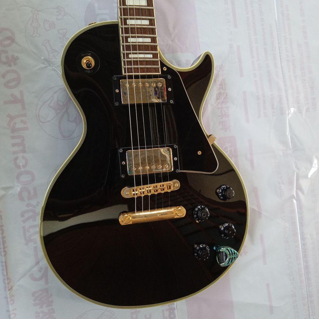 Burny ブラック エレキギター