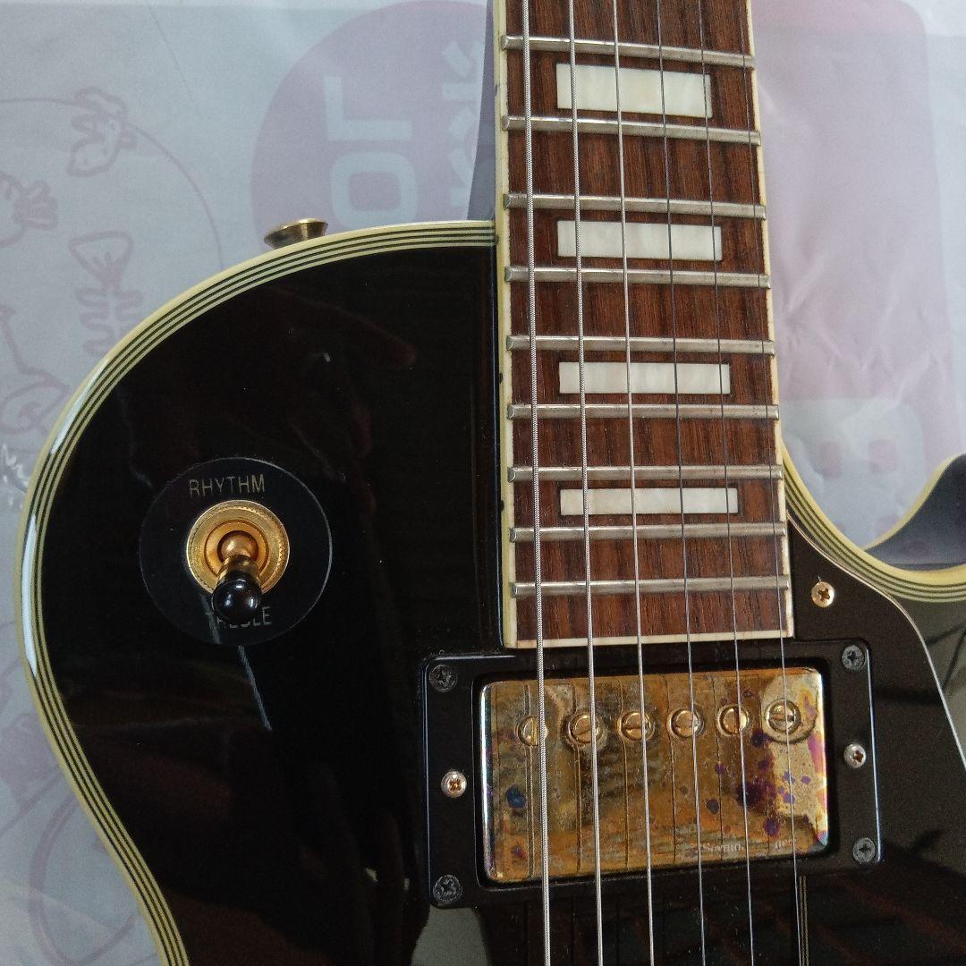 Burny ブラック エレキギター