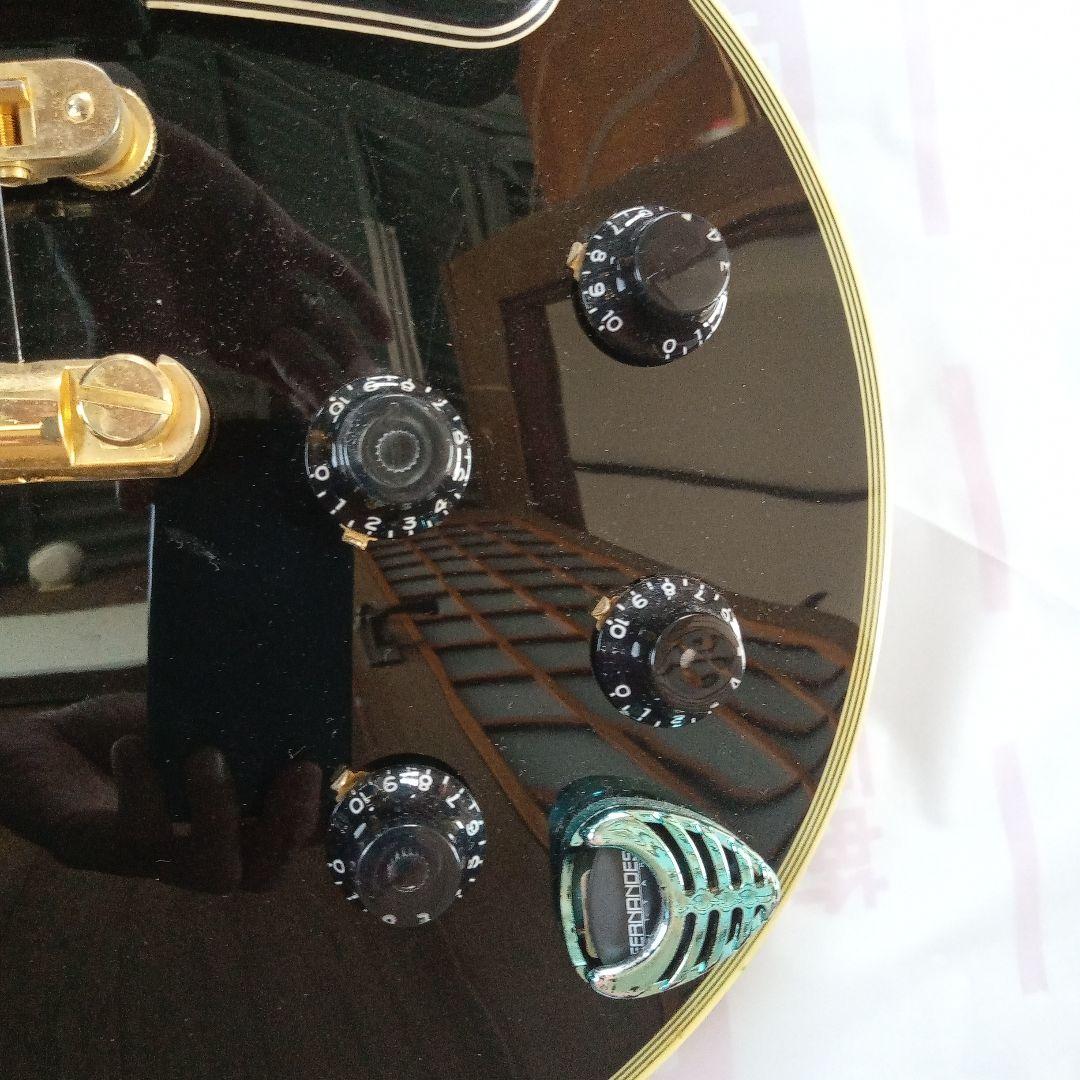 Burny ブラック エレキギター