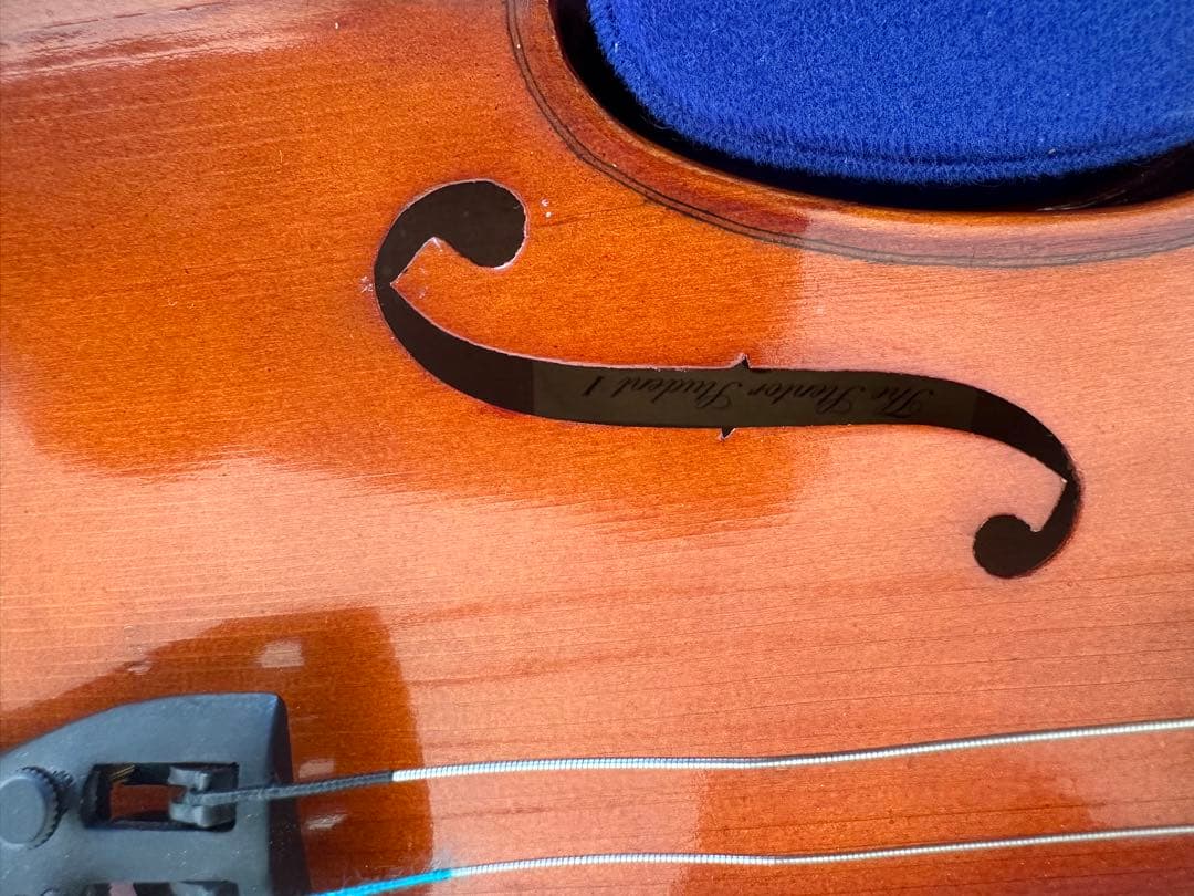 バイオリン 音符シール付き ケース付