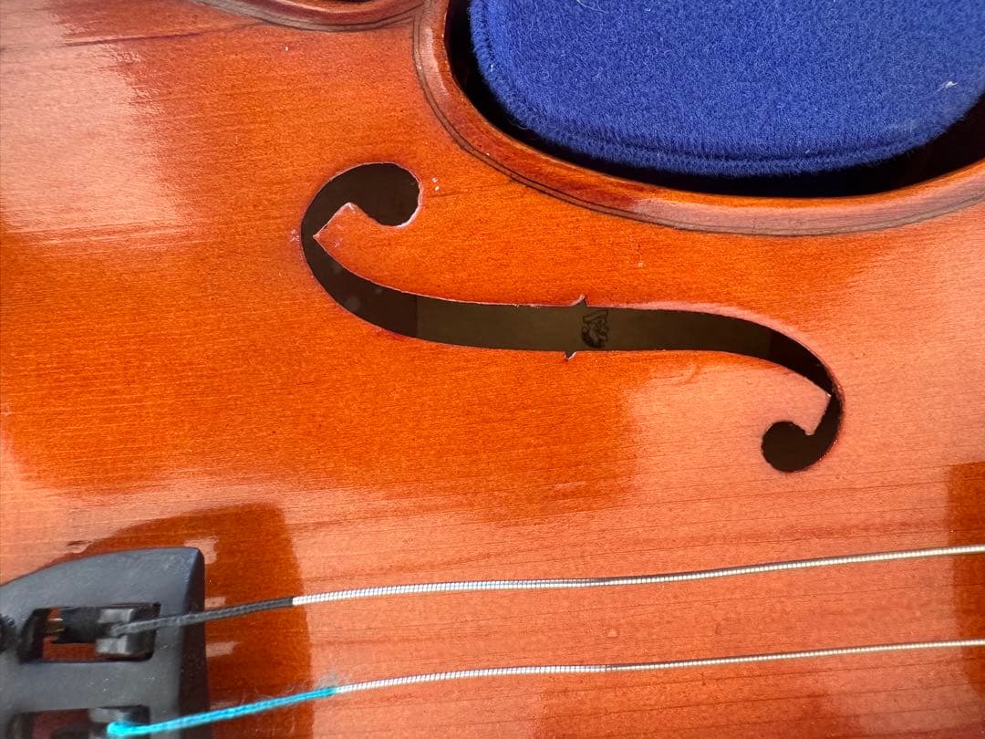 バイオリン 音符シール付き ケース付