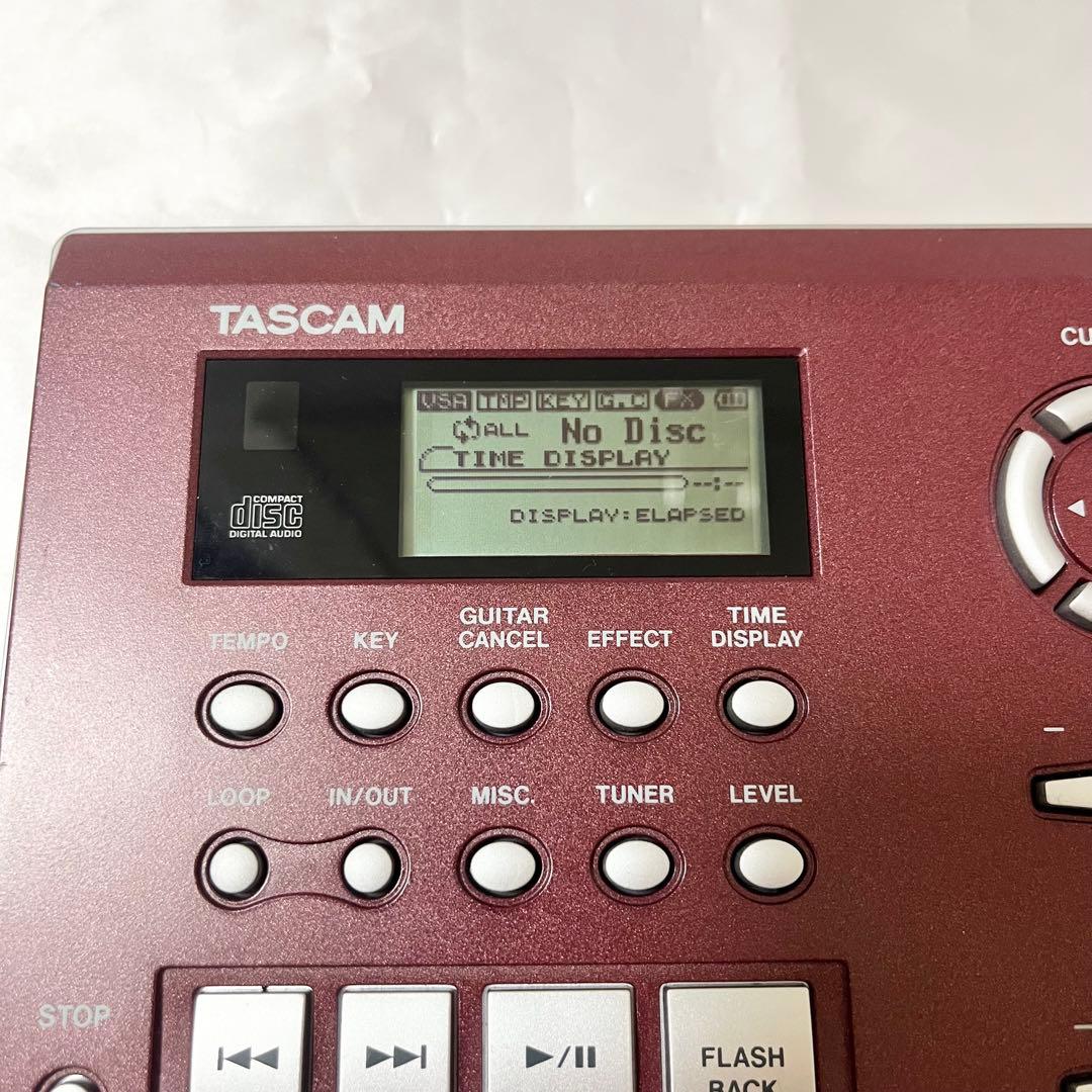 【動作確認済】TASCAM CD-GT2 ポータブルCDギタートレーナー