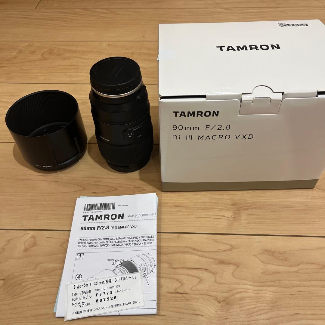新品　TAMRON 90mm F/2.8 Di III MACRO VXD