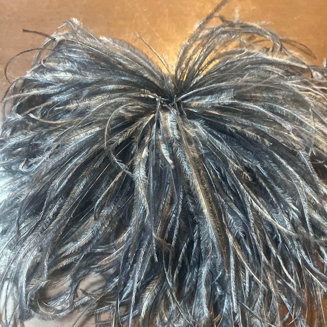 VERMEIL par iena オーストリッチコサージュ