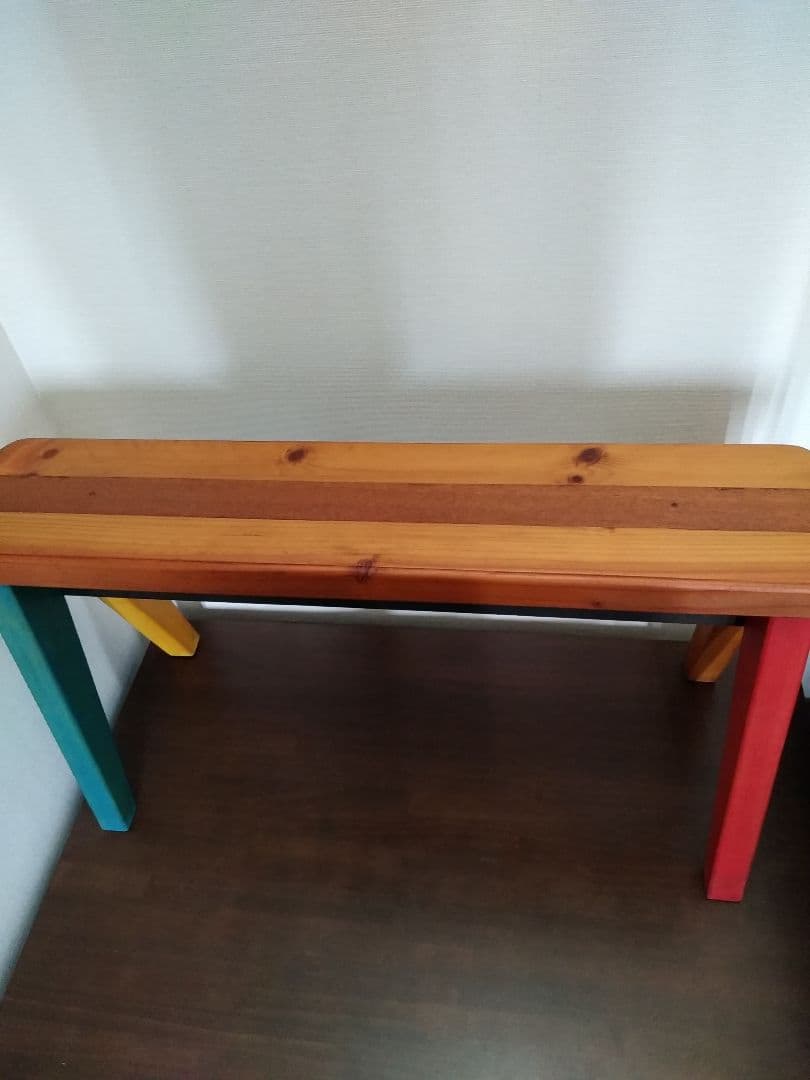 スリムベンチ.花台（ハンドメイド）