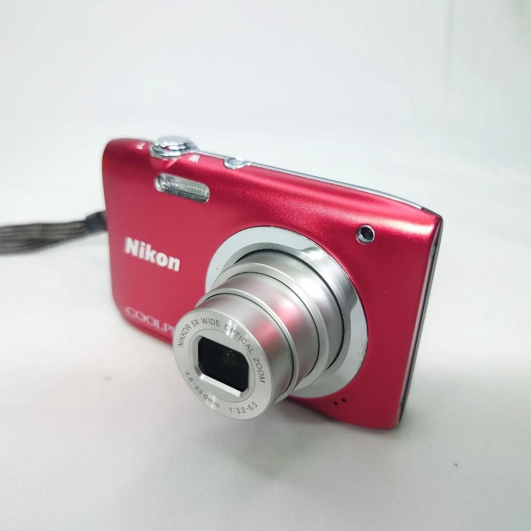 Nikon ニコン COOLPIX A100 コンパクトデジタルカメラ レッド