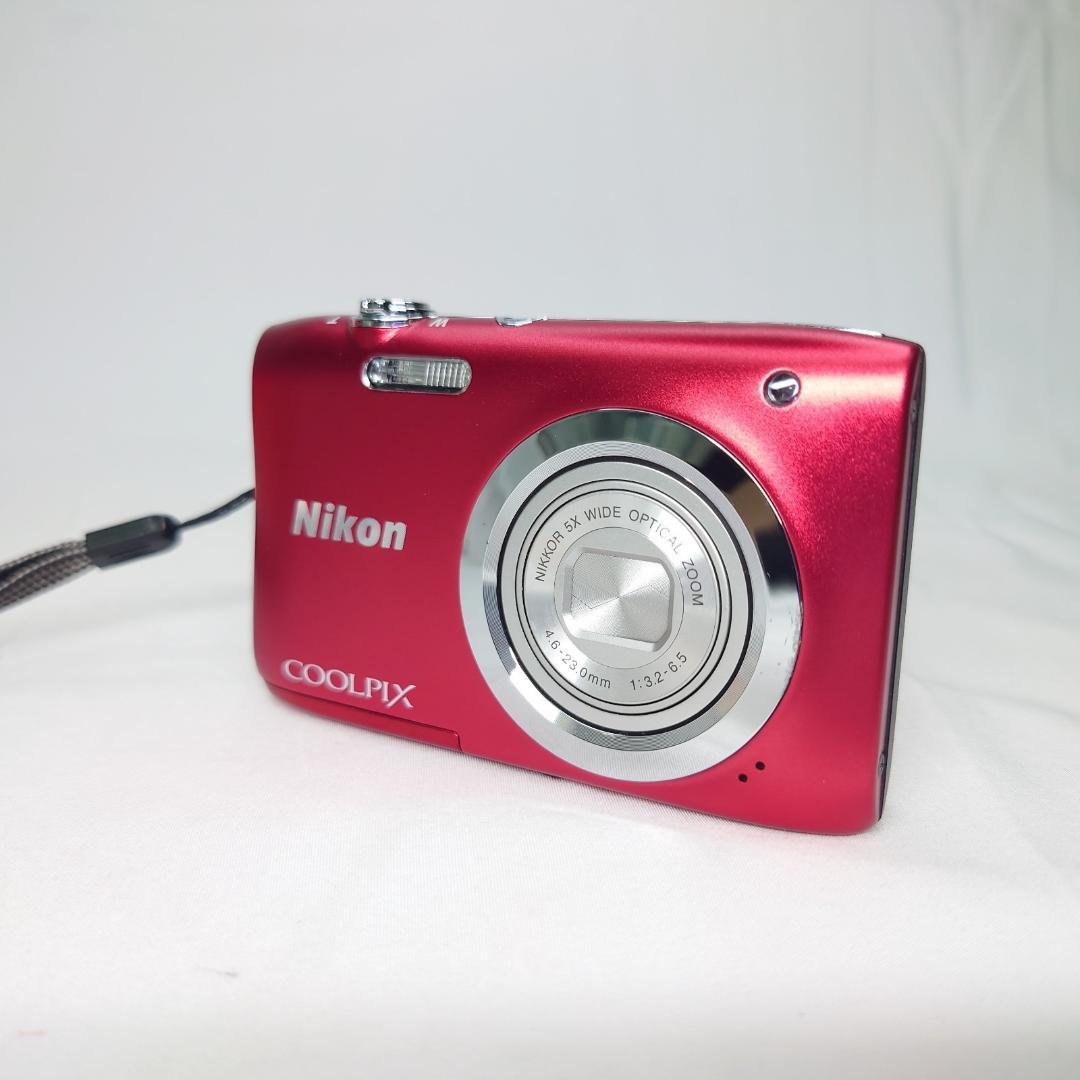 Nikon ニコン COOLPIX A100 コンパクトデジタルカメラ レッド