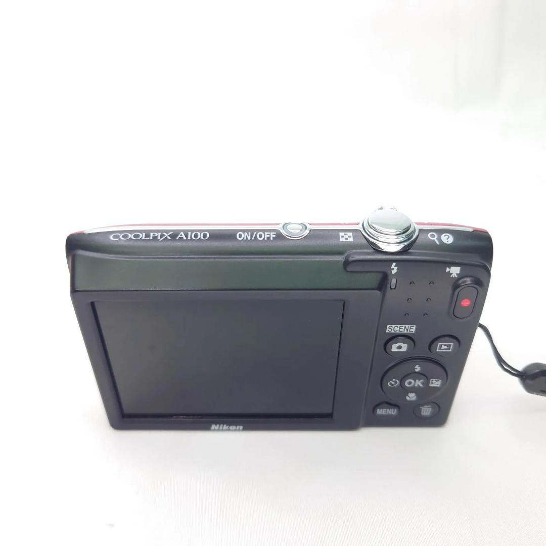 Nikon ニコン COOLPIX A100 コンパクトデジタルカメラ レッド
