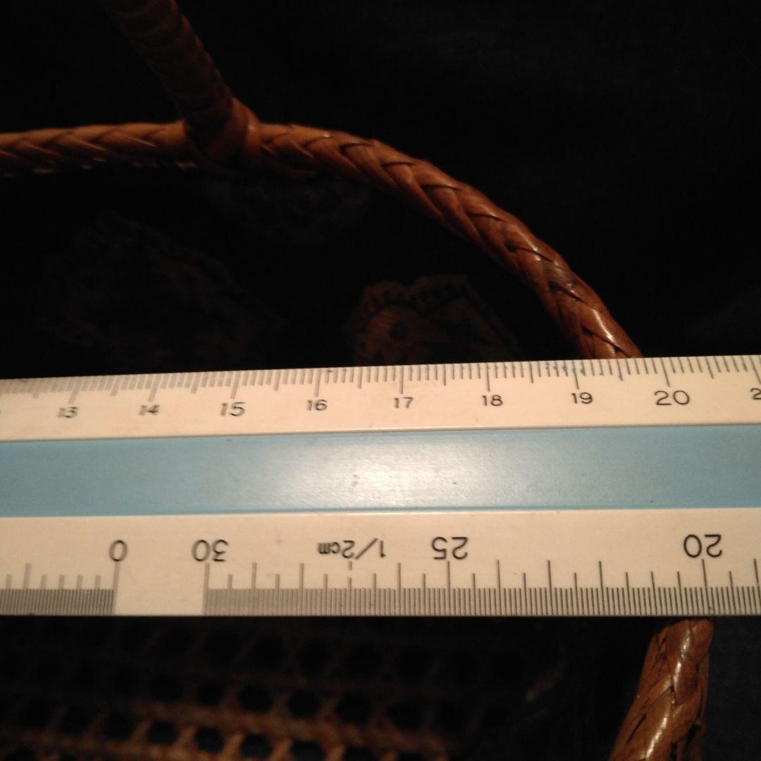 戦前の手提げバック　竹製？ 骨董　和更紗　中古品　アンティーク　着物