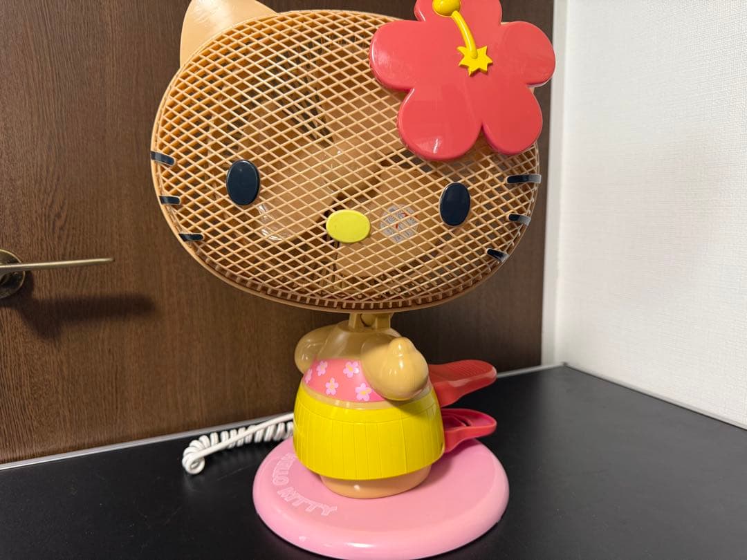 キティ　黒ギャル ハイビスカス 扇風機　レア