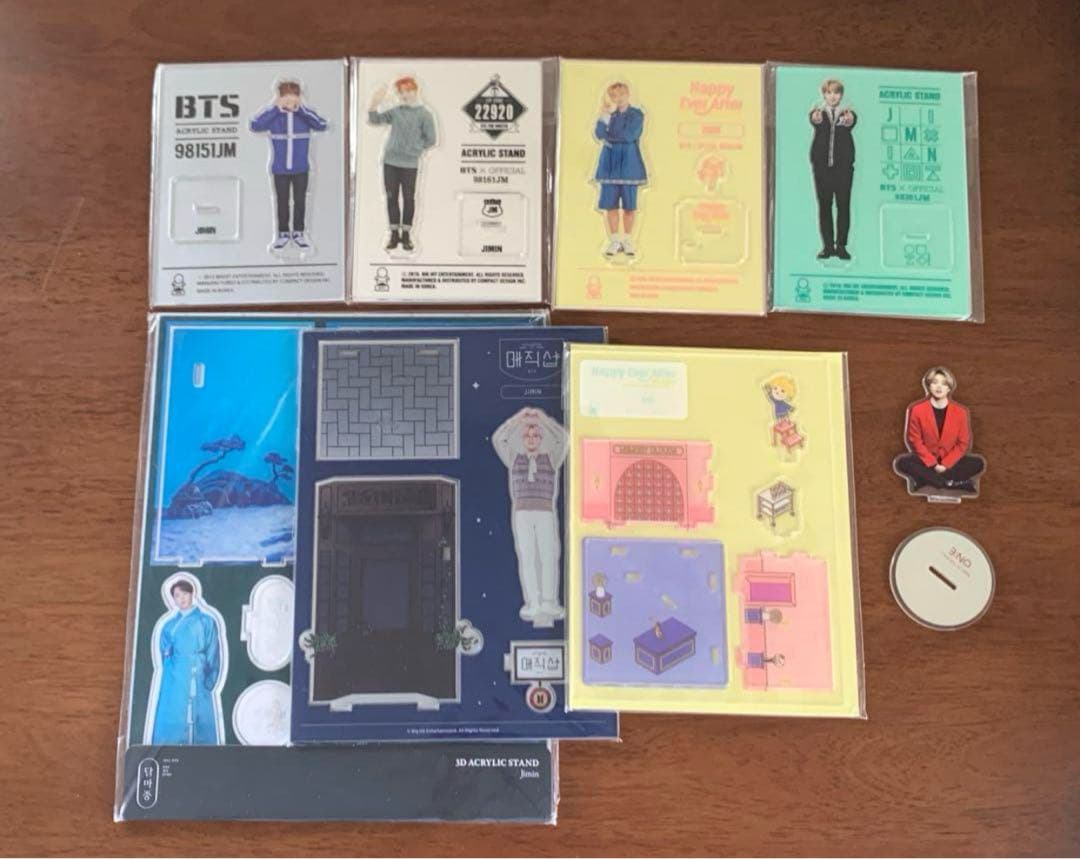 BTS ジミン JIMIN 公式　アクリルスタンド　 8点　セット