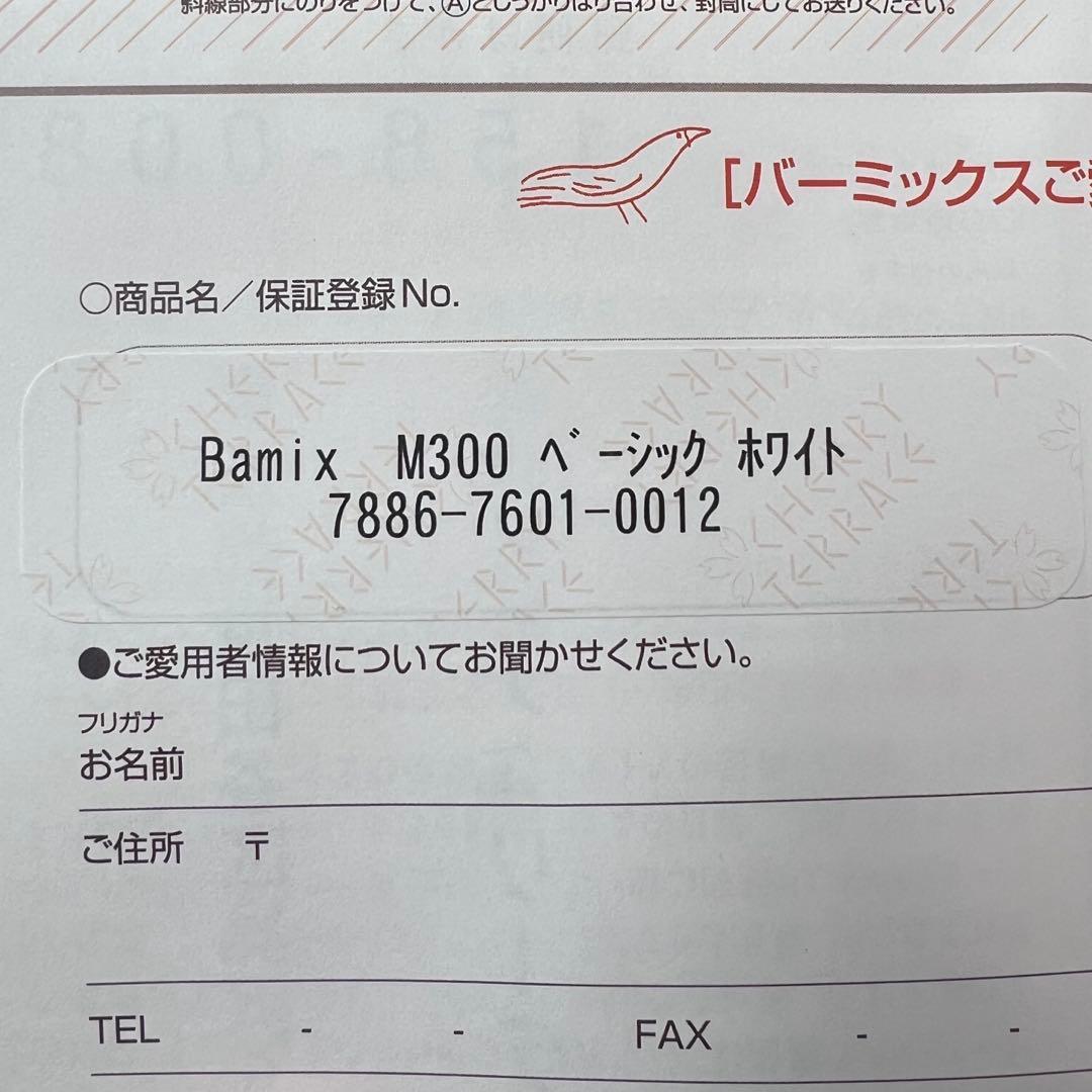 【bamix】新品未使用 M300 ベーシックセット 新品未使用 バーミックス