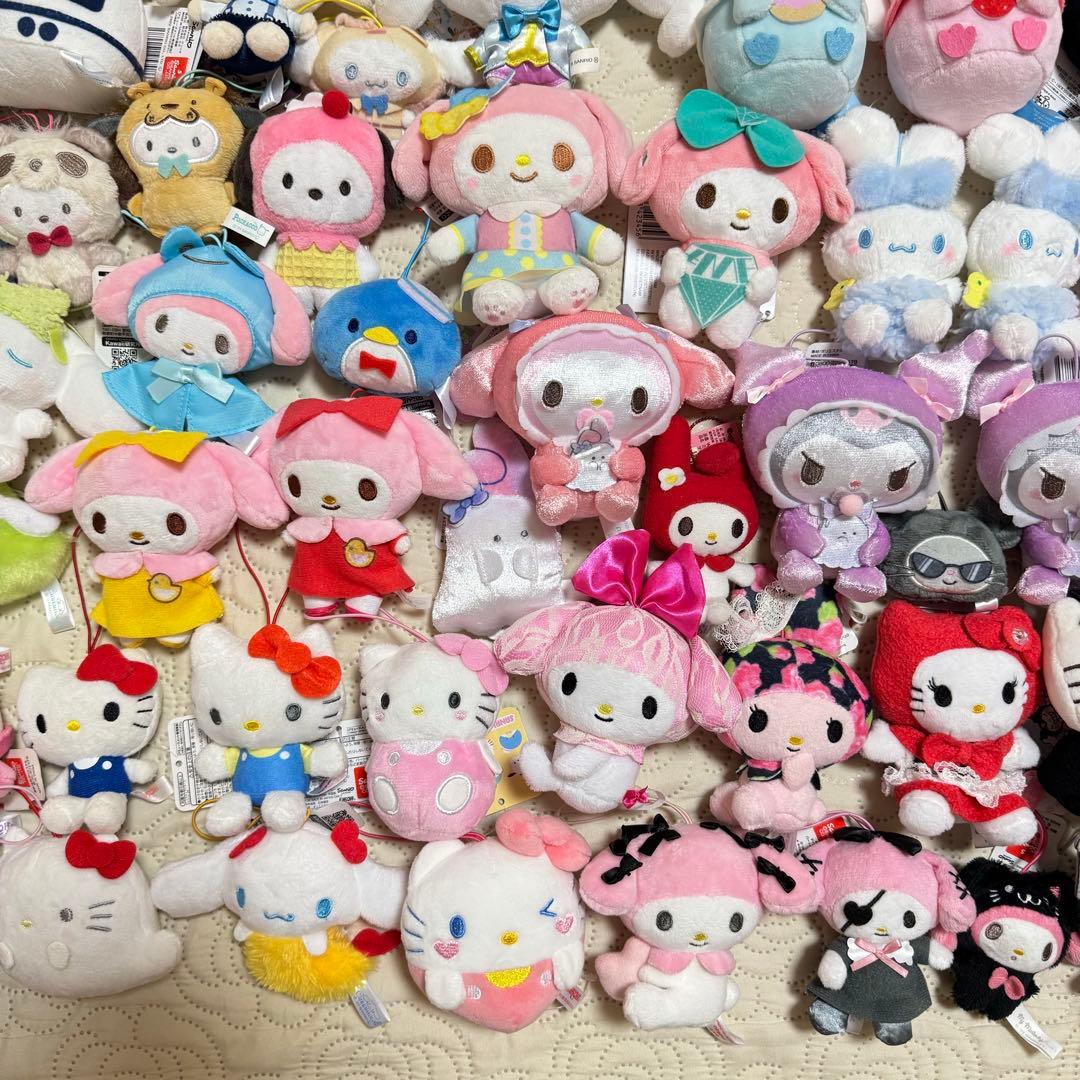 サンリオ　マイメロ　クロミ　キティ　ぬいぐるみ　まとめ売り　大量　95点　レア