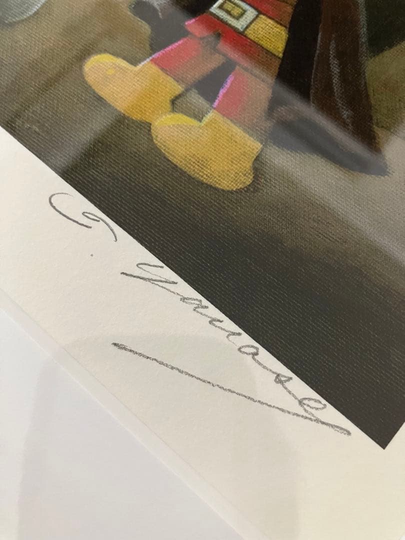 GKアンパンマン やなせたかし ジグリー版画 185/300 直筆サイン