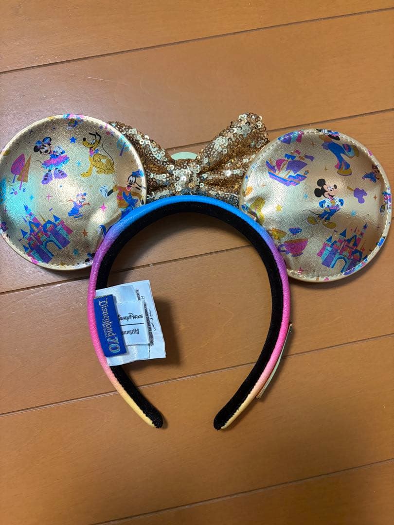 カリフォルニアディズニー　70周年　カチューシャ