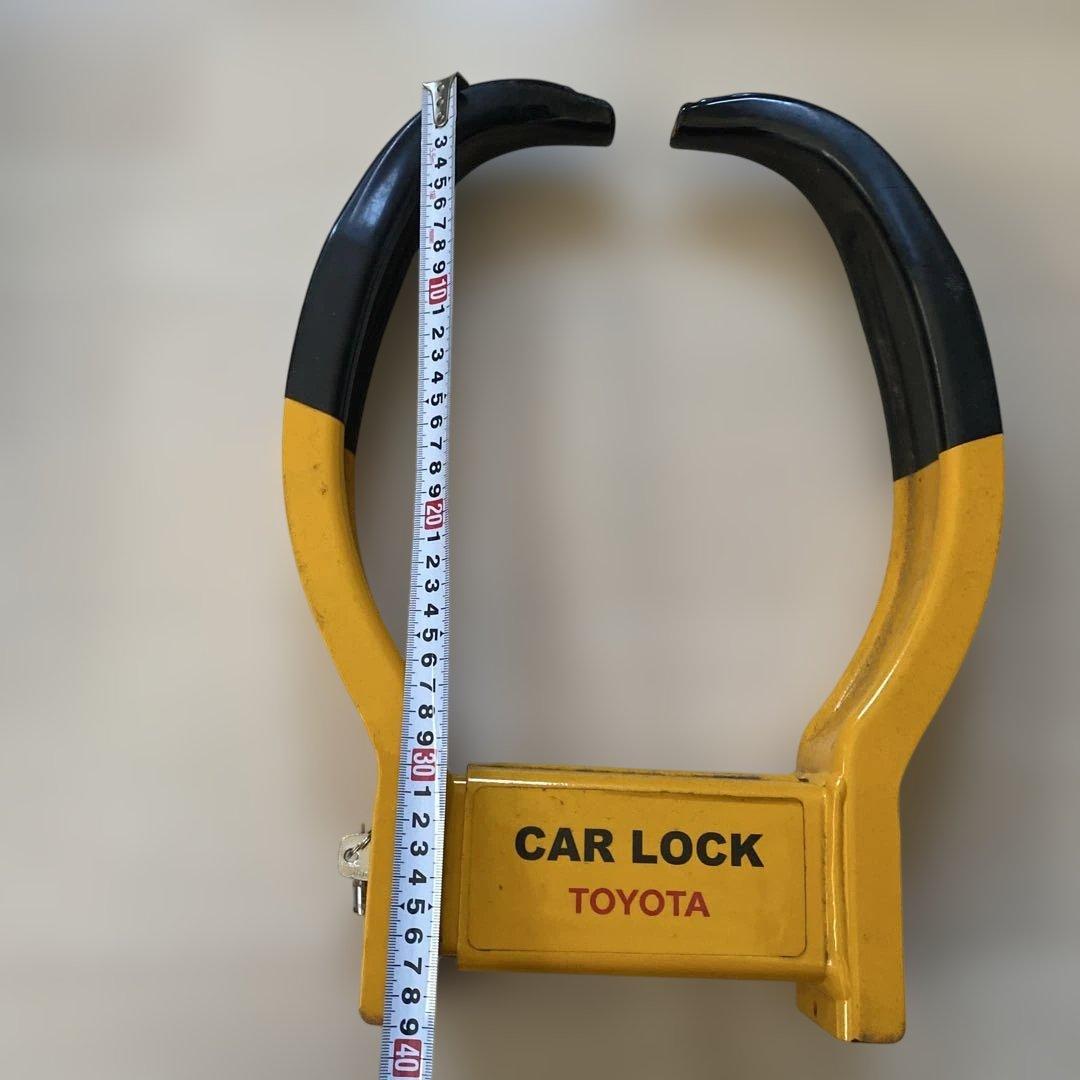 TOYOTA CAR LOCK イエロー
