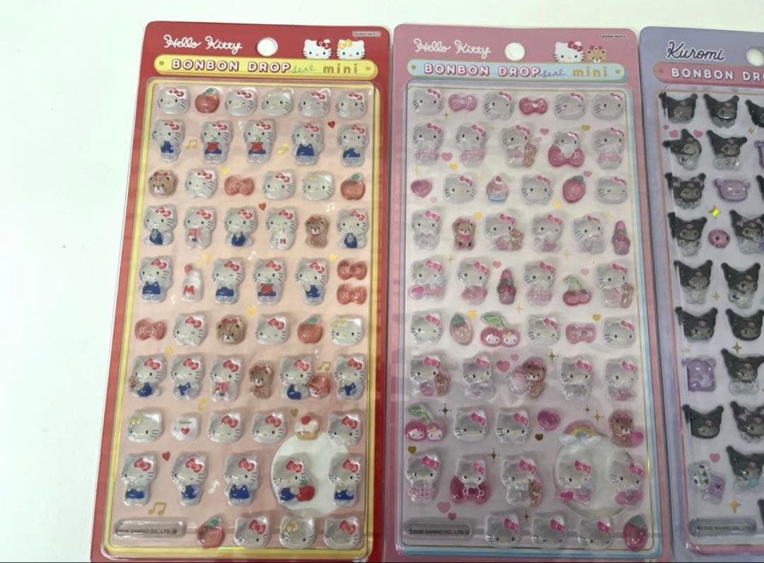 【国内正規品】 サンリオ ボンボンドロップシール ミニ コンプセット
