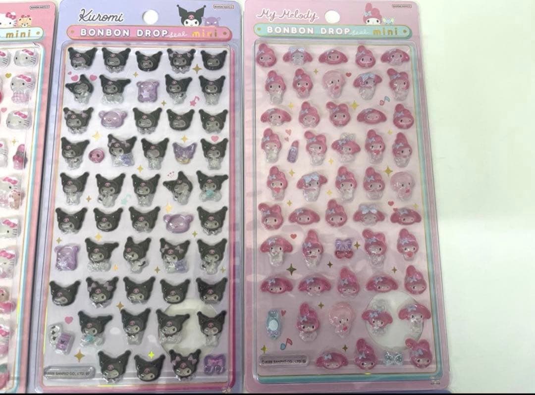 【国内正規品】 サンリオ ボンボンドロップシール ミニ コンプセット
