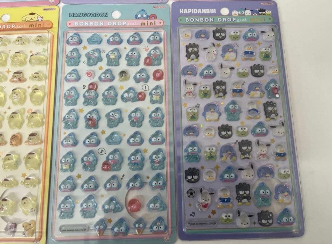【国内正規品】 サンリオ ボンボンドロップシール ミニ コンプセット