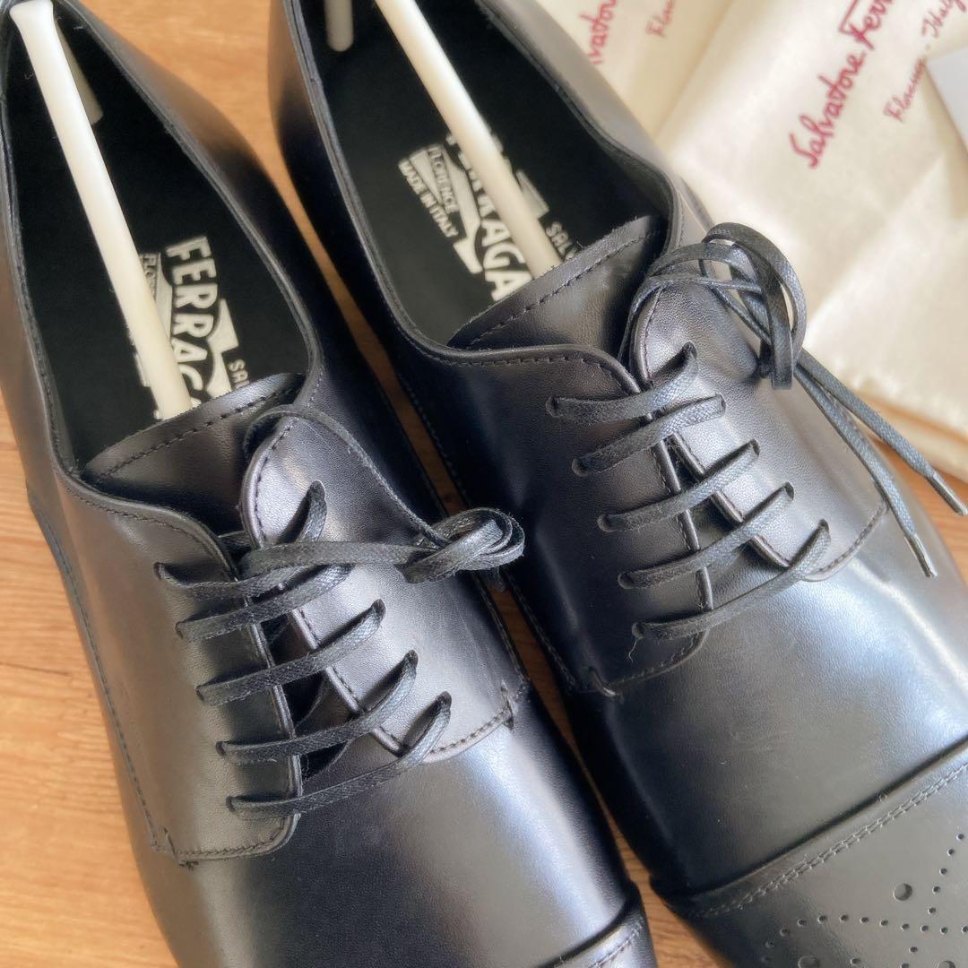 フェラガモ ☆メンズ 革靴 カーフレザー☆イタリア輸入商品