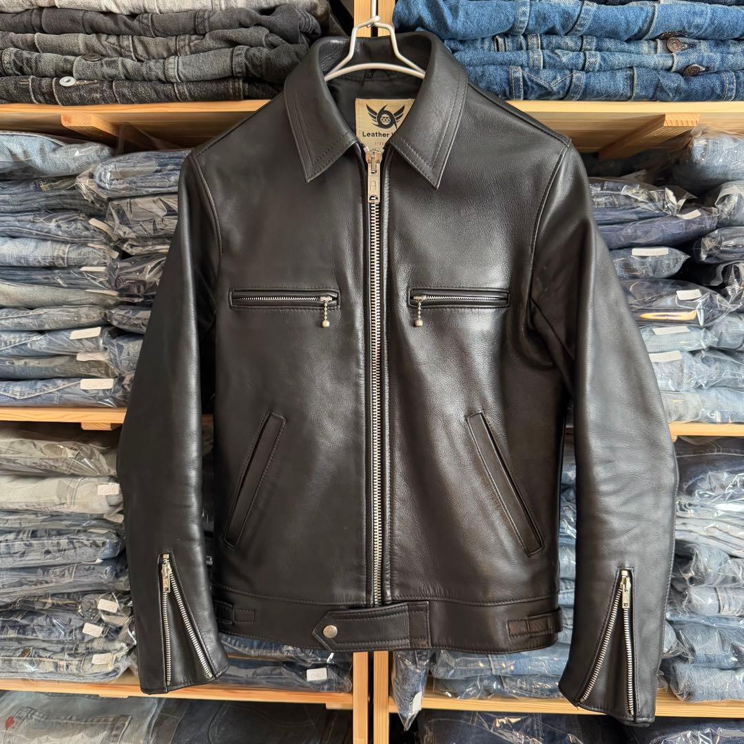 666 英国製 MY WAY MAN シングルライダースジャケット シドジャン