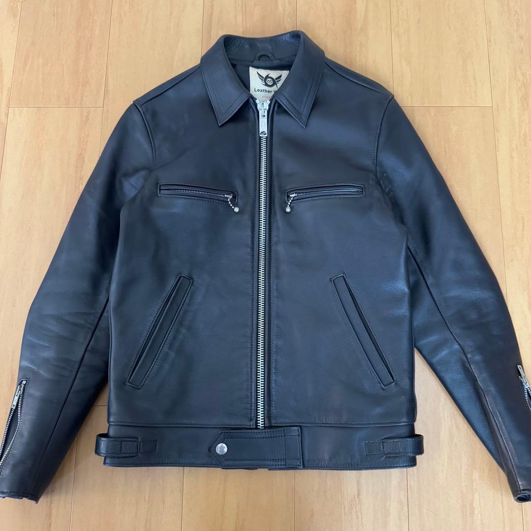 666 英国製 MY WAY MAN シングルライダースジャケット シドジャン