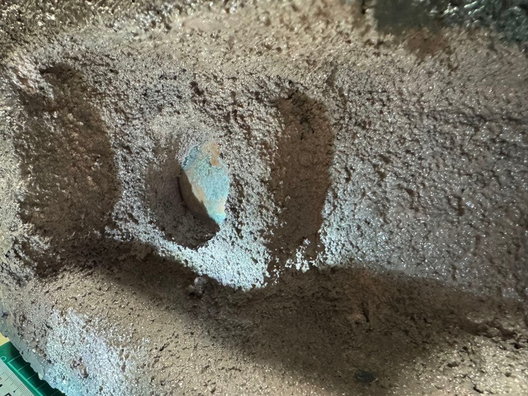 爬虫類用 岩型ウェットシェルター 二部屋構造｜湿度ゾーン付き 大型・一点物