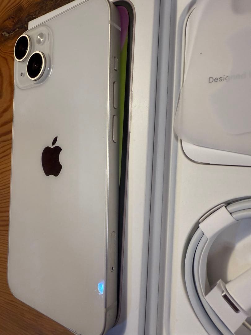 iPhone14 256GB SIMフリー 背面カメラ・フラッシュ故障 箱あり