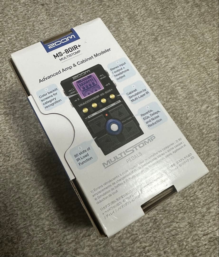 Zoom MS-80IR+ アンプ＆キャビネットシミュレーター