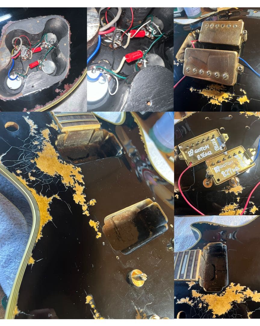 ⭐︎ハードエイジド ギブソンレスポールカスタム レプリカ GOTOHパーツ⭐︎