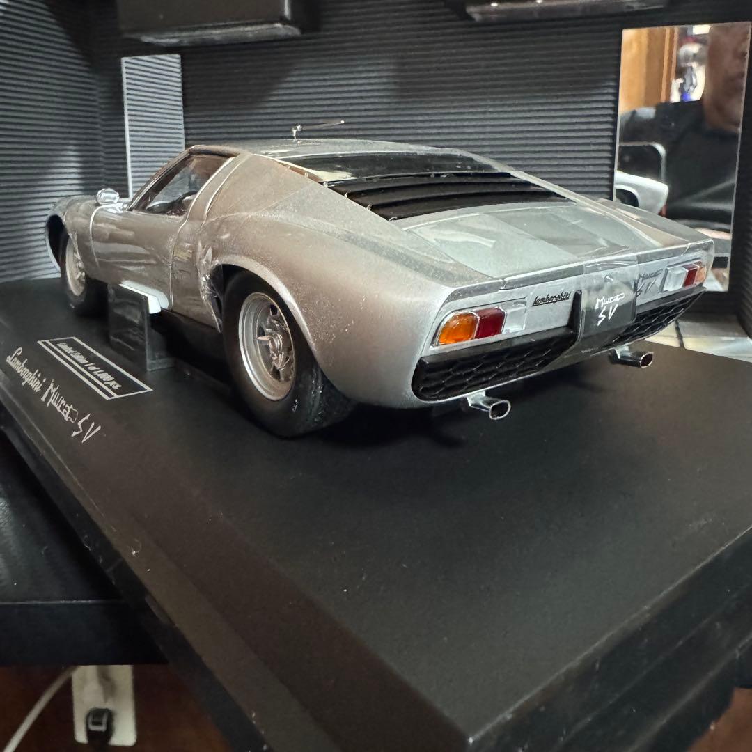 絶版未展示品 京商 1/18 ランボルギーニ ミウラ P400 SV シルバー