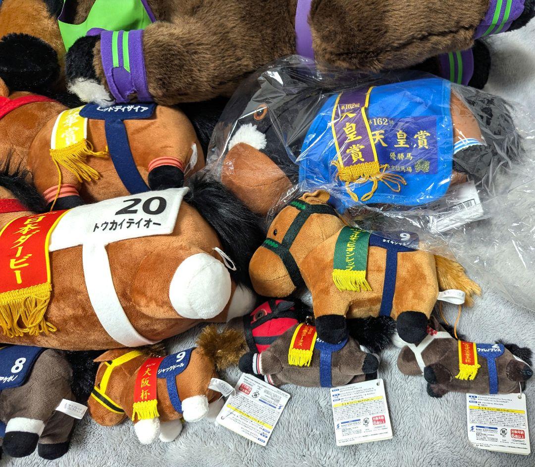 サラブレッドコレクション big ぬいぐるみ マスコット 競馬 ダービーまとめ