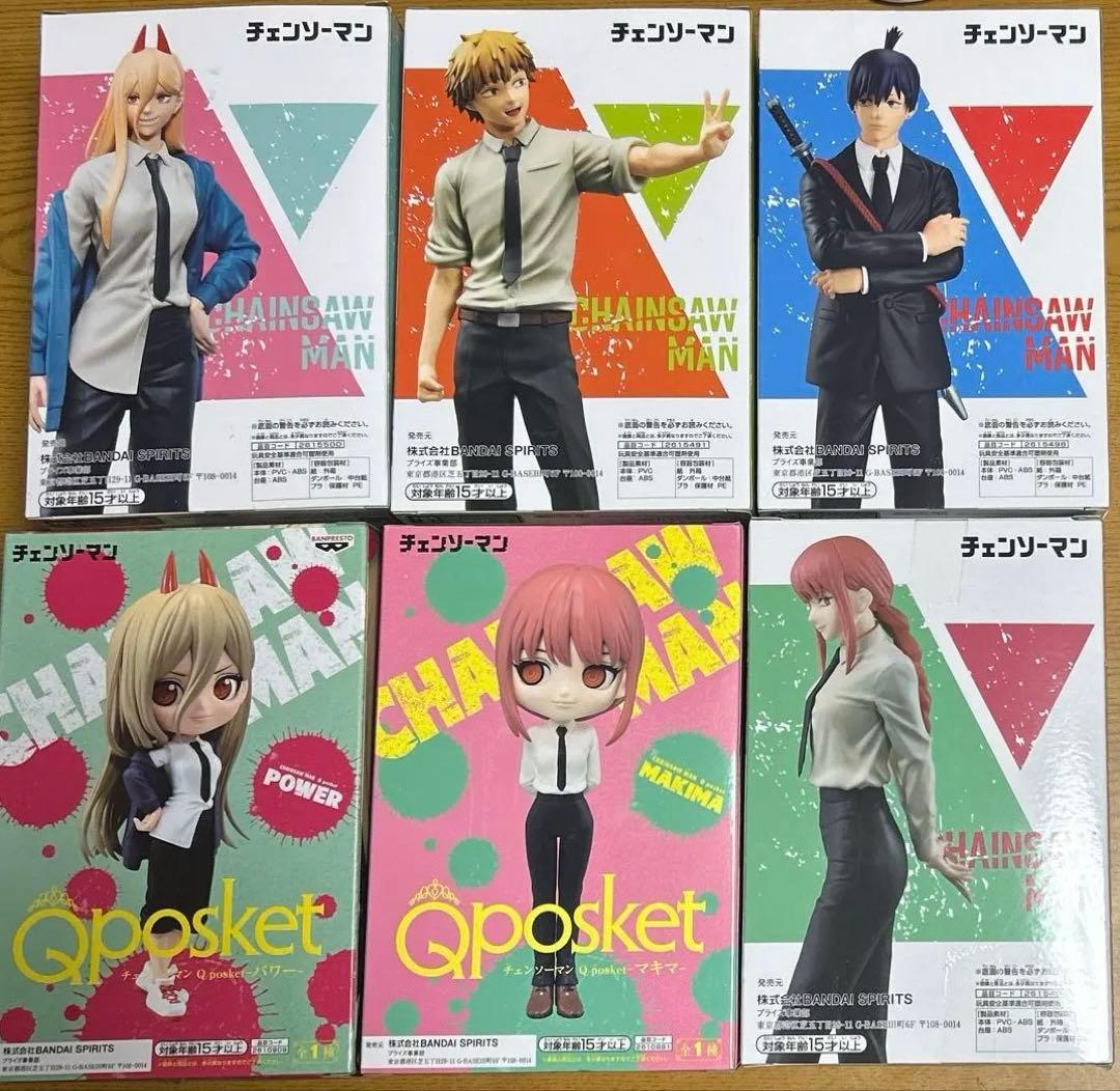 チェンソーマンフィギュア６点まとめ売り