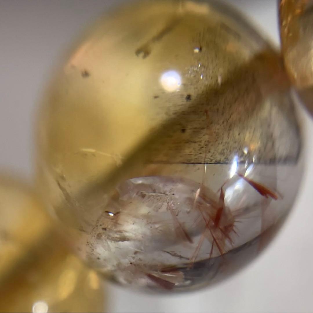 ★ひよこくん様★ 非加熱シトリン　カコクセナイト入り　ブレスレット