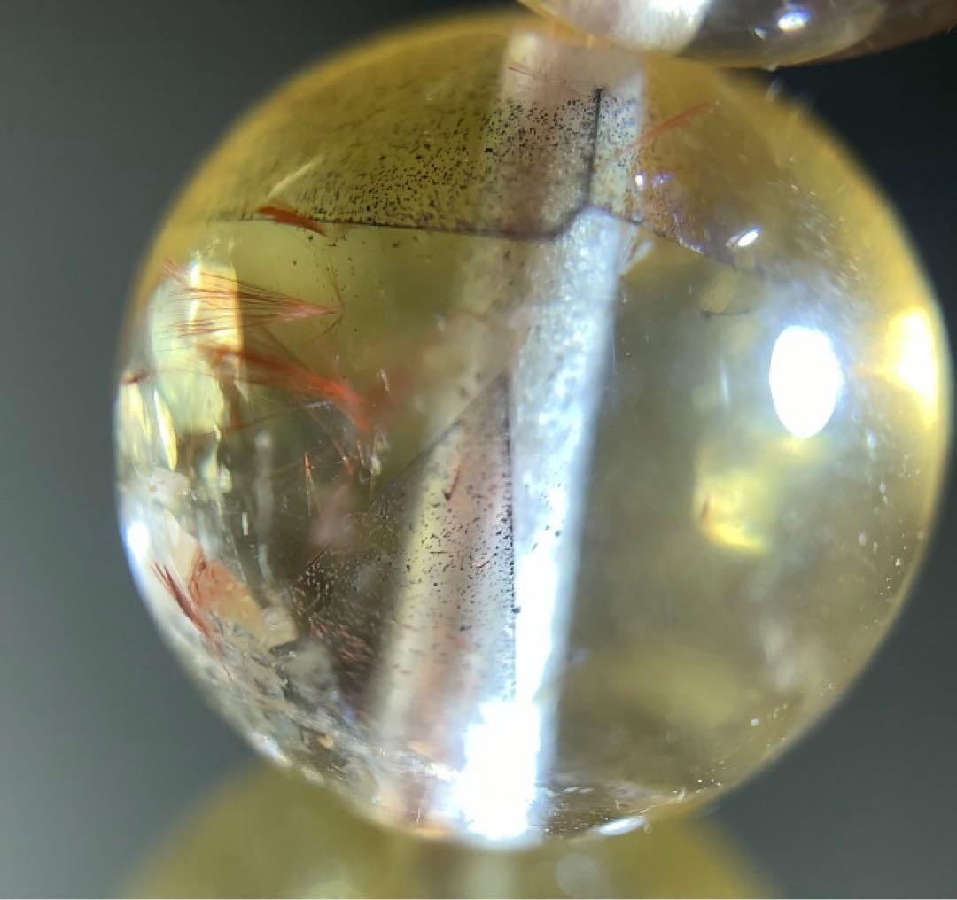 ★ひよこくん様★ 非加熱シトリン　カコクセナイト入り　ブレスレット