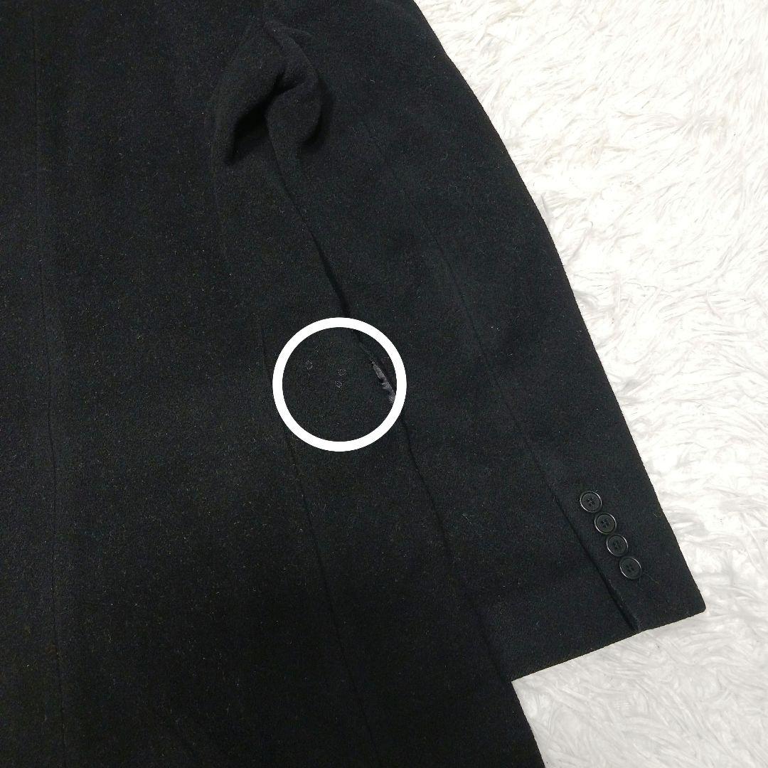 ローレン ラルフローレン ウール チェスターコート ロング 黒 S