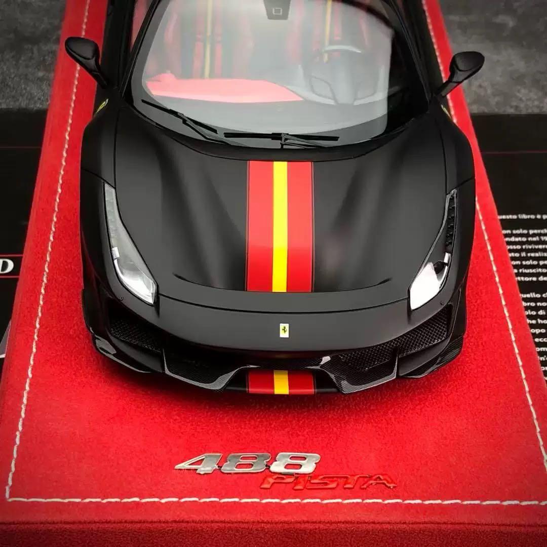特注モデル MR モデル 1/18 フェラーリ 488 ピスタ ミニカー