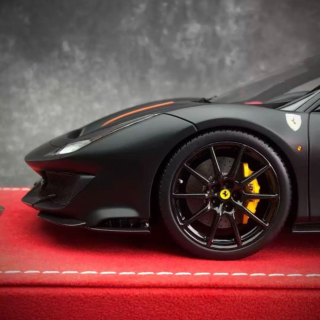 特注モデル MR モデル 1/18 フェラーリ 488 ピスタ ミニカー